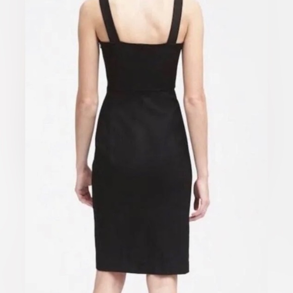 prom dresses white and black Black/White Long Strapless Sweetheart Dress Linen Nea dress black feed-cond-new Size:38/30